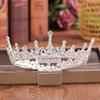 Crystal Rhinestone Round Crown Tiara Hair Jewelry Wedding Hair Accessories Bridal Hair Jewelry Queen Party Crown and Tiaras Gift
