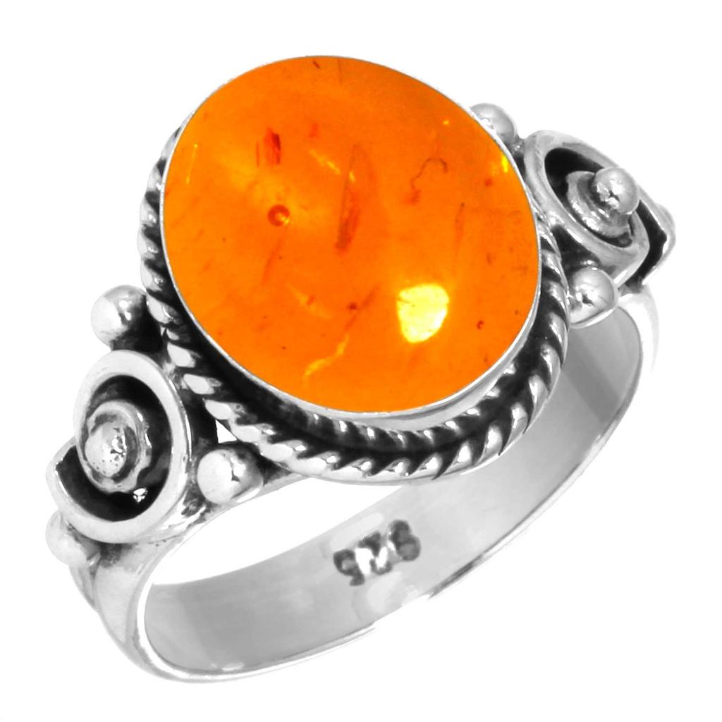 Pierścionek ze srebra próby 925 dla kobiet, z kamieniami szlachetnymi, ręcznie robiona biżuteria, prezent ślubny, bursztyn, ametyst, czarny onyks, karneol, granat, kwarc, zielony onyks, złoty kamień, moda