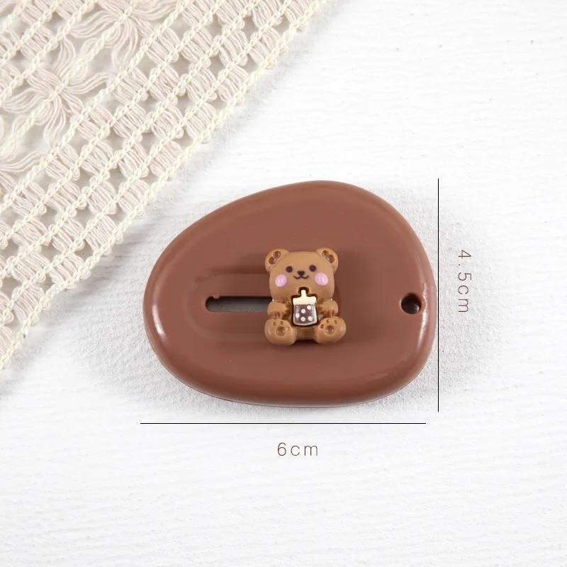 1 Piece Mini Cartoon Utility Knife Beige Coffee Color Bear Cat Paw Rabbit Box Cutter for Student Potable Scrapbook Paper Cutter