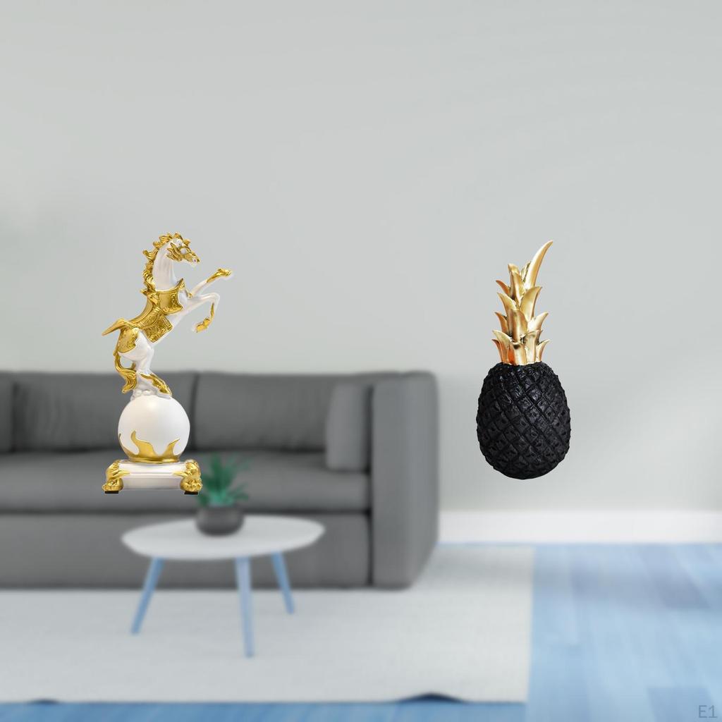 Pineapple Figurine Sculpture Collection for Bedroom Living Room Tabletop Centerpiece And Decorative