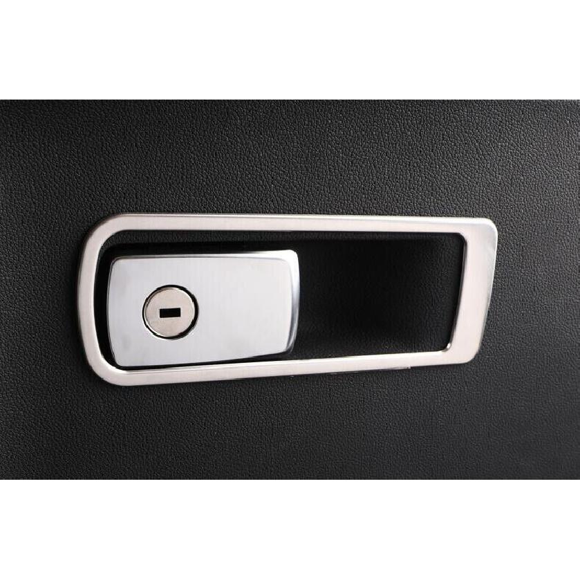 For BMW X3 G01 X4 2018- Silver Steel Co-Pilot Storage Box Handle Bowl Trim