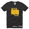 Camiseta Black Flag Unisex Banda de Rock Punk Camiseta Unisex Manga Corta Cuello Redondo Algodón Camisa Masculina T Shirt top camisetas
