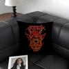 A-Anthrax Band Cushion Cover Natural Linen Organic Fabric Double-Sided Printing Sofa Home Decor Gift Pillow Case