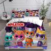 Anime Super Kitties Bedding Sets Comforter Quilt Bed Cover Duvetcover Pillow Case Sets Kids Adult Size  Home Textiles
