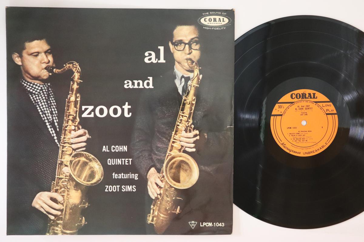 

LP Record AL COHN, ZOOT SIMS - Al And Zoot LPCM1043 CORAL Japan Jazz Used