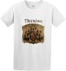 Men's Round Neck T-Shirt Therion The Flowers of Evil Twin Needle Sleeves and Hem White