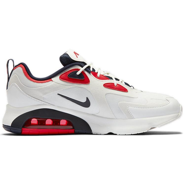 Nike Air Max 200 White Red Obsidian CT1262-101