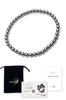 [OVER-9] Terahertz Stone Anklet, Health Accessory, Foot, Officially Tested (4mm Round Bead)