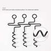 4pcs Impregnable Inflexible Tent Stakes Canopies Awnings Nails Tent Pegs Stakes for Firmly Anchoring Tents