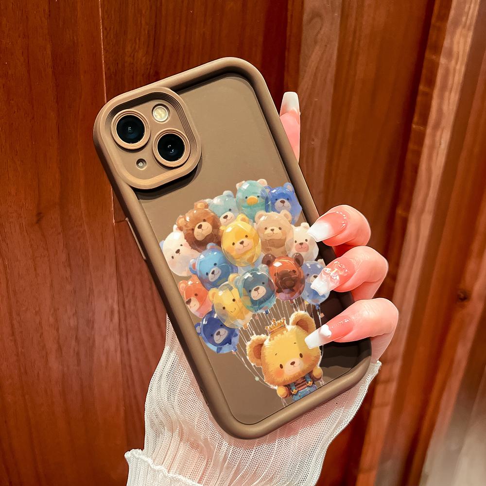 Soft Silicone Square Ladders Cartoon Pattern Full Cover Camera Protection Shockproof Case for OPPO Reno Realme OnePlus