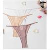 S-XL Seamless Ice Silk Briefs Breathable Cotton Bikini Panties T-back Thong Sexy Low Waist Women Underwear Cotton G-String Underpants Femlae Lingerie