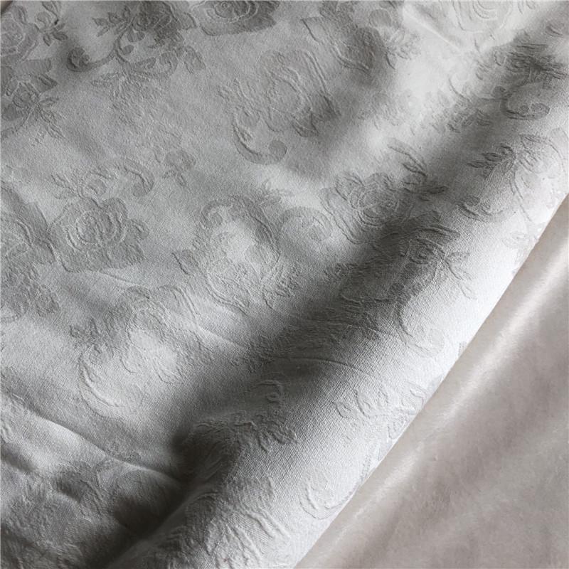 Autumn/Winter Thickened Double-Sided Cotton Linen Jacquard Hanfu Robe Dress Fabric