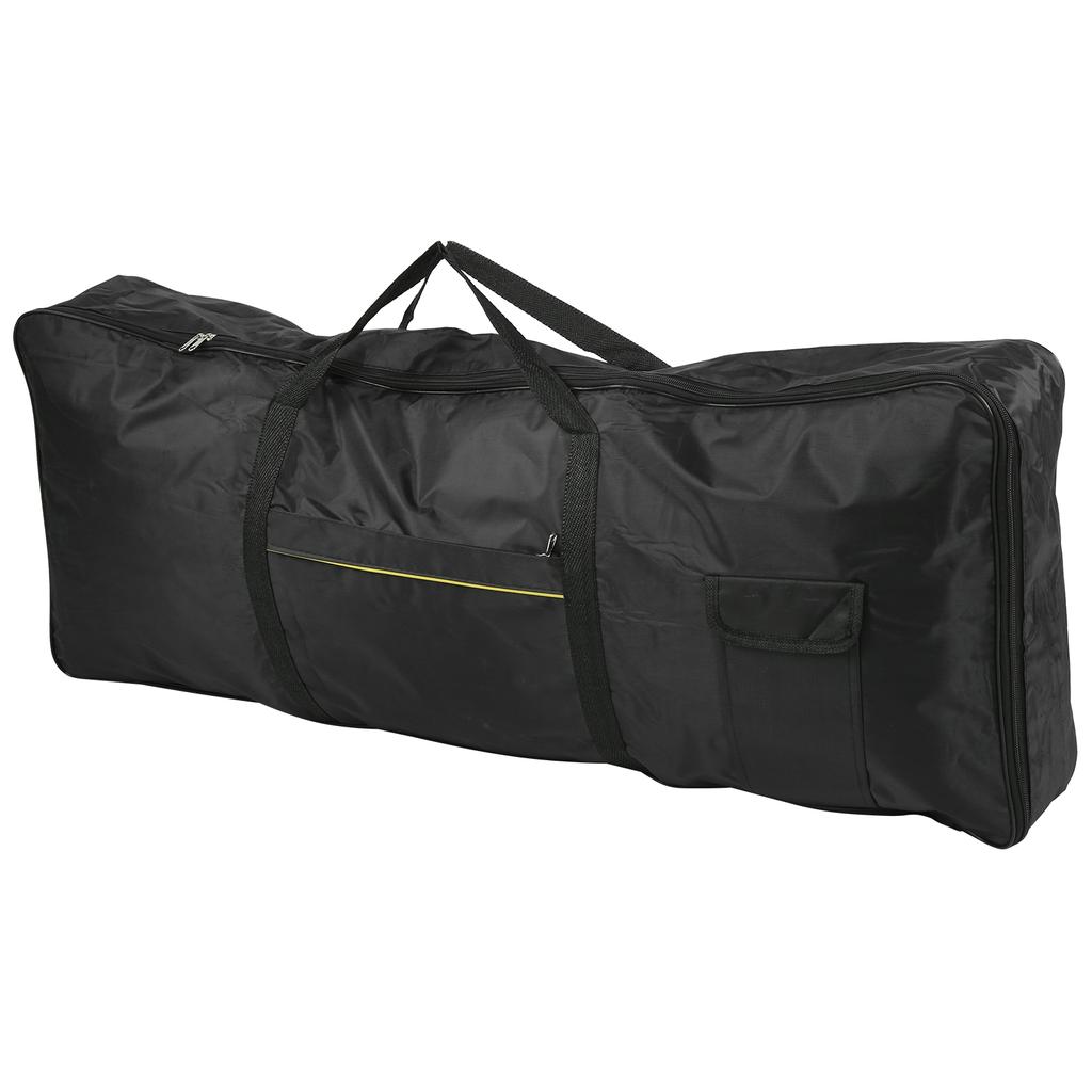 61‑Key Keyboard Bag Electronic Organ Piano Protective Case Waterproof Oxford Cloth Black