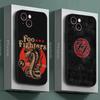 Foo Fighters Handyhülle Schwarze Silikon Matt Handyhülle Für Iphone 17 Air 16 15 14 13 12 11 Pro Max TPU Weiche Hülle