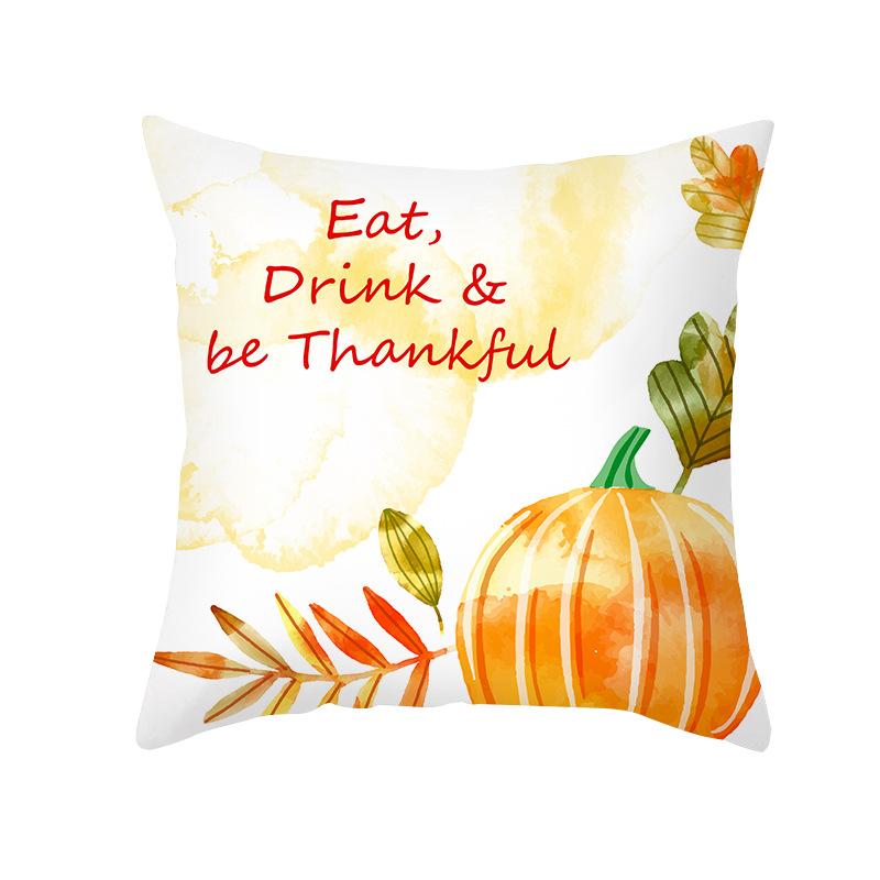 Autumn Harvest Pumpkin Pillow Cover Shopee Home Furnishings Nordic Peach Skin Pillow Cover Sofa Cushion