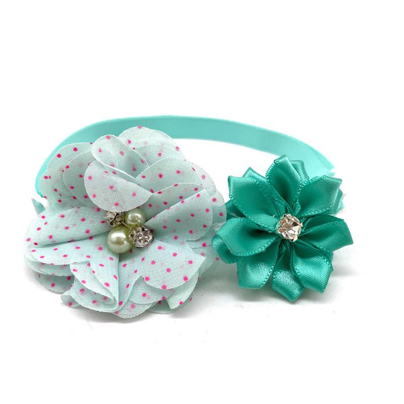 50/100pc New Pet Dog Cat Bow Tie Flowers Style Cute Colorful Pet Cat Dog Puppy Bowtie Holiday Party Pet Supplies Dog Accessories