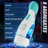 New Pinch Automatic Blowjob Sucking Masturbators For Men Vagina Vibrator Male Masturbation Cup Pussy Pocket Heated Adult Sex Store 18