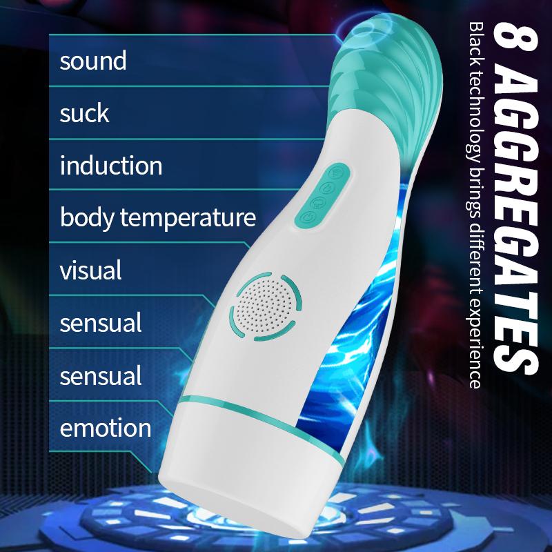 New Pinch Automatic Blowjob Sucking Masturbators For Men Vagina Vibrator Male Masturbation Cup Pussy Pocket Heated Adult Sex Store 18