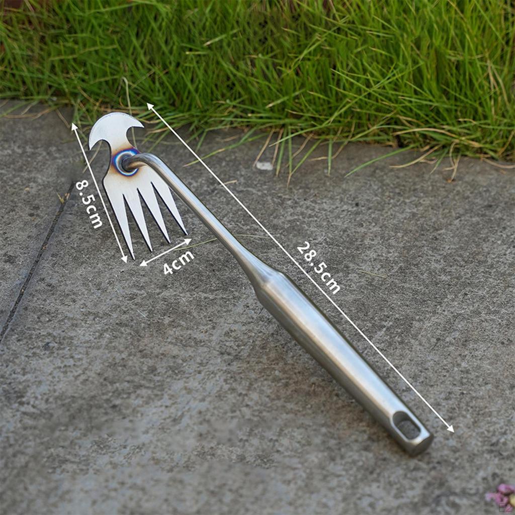Weed Puller Efficient Comfortable Multifunctional Hand Weeder Tool Stainless Steel for Lawn Yard