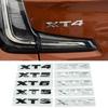 ABS Car Tail Letters Emblem Sticker for XT4 XT5 XT6 XTS CT4 CT5 CT6 AWD ATS-L Auto Rear Trunk Badge Exterior Decoration