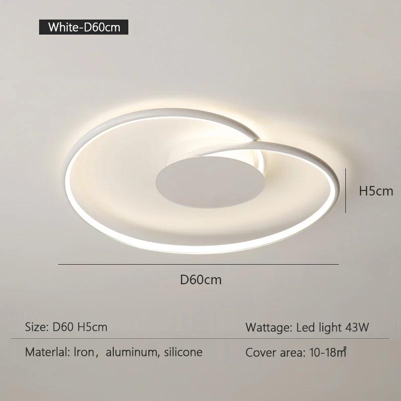 Modern Minimalist LED Ceiling Light Nordic Creative Dimming Bedroom Light Indoor Lighting Home Decoration Lighting Fixtures