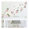 RoomMates Wall Sticker Pink/Blue/Green Stick and Peel Beth Schneider Sweet Bloom Watercolor Style 2.5cm X 2.5cm ~ 21.2cm X 20.8cm [Regular Japanese