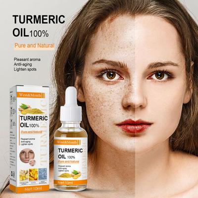 West&Month Kurkuma Lemon Oil Skin Glow To Lightening Akne Dark Patches Bright Skin Dark Spot Face Whitening Serum Beauty Health 10 ml