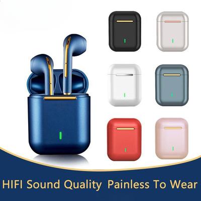 Original J18 Pro Wireless Bluetooth Headphones for Gaming Sports Smart Noise Cancelling Stereo with Microphone In-Ear Earbuds for Android IOS