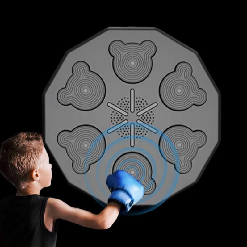 Blueteeth Smart Music Boxing Machine Led Lighted Wall Target Sandbag Reaction Training Agility Reaction For Boxing Athletic  Practical Use