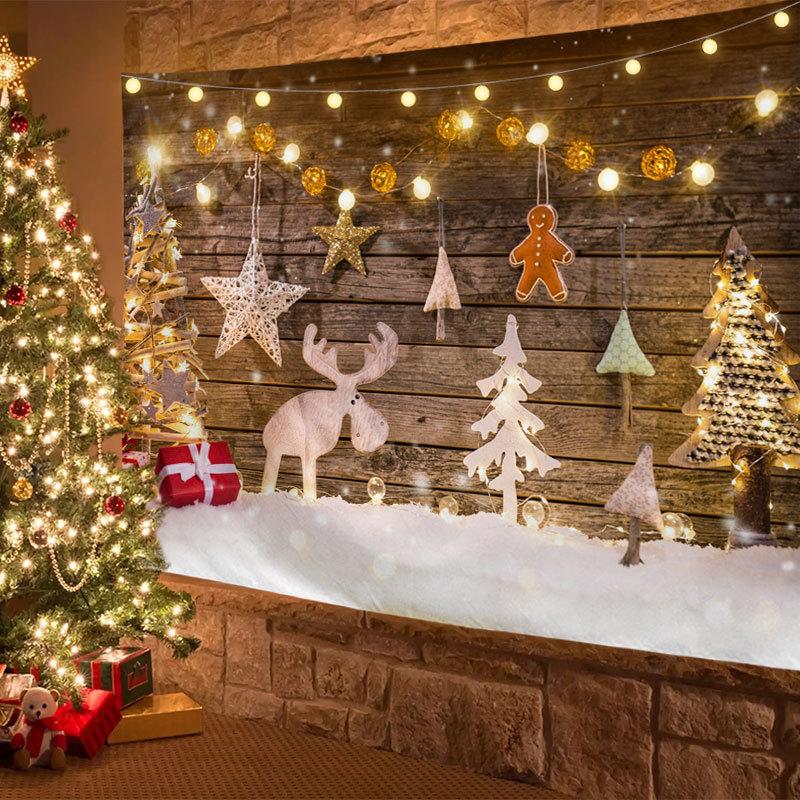 Christmas Theme Party Wall Hanging Tapestry Christmas Wall Hanging Tree Wall Hanging Gorgeous Christmas Tree Fireplace Gifts