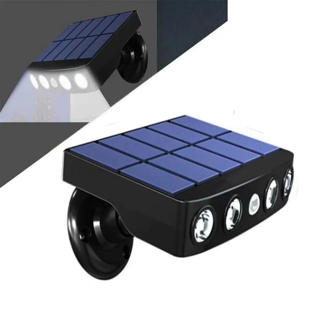 4 Big LED Beads Solar Outdoor Light IP65 Waterproof 3 Modes Solar Security Lights Powerful Light Camera Design LED Solar Lights
