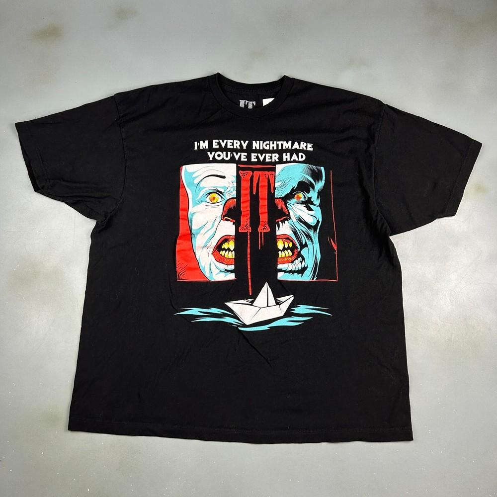 Im Every Nightmare You#039;ve Ever Had Black IT Movie TShirt sz XXL Adult Unisex T-Shirt XXL