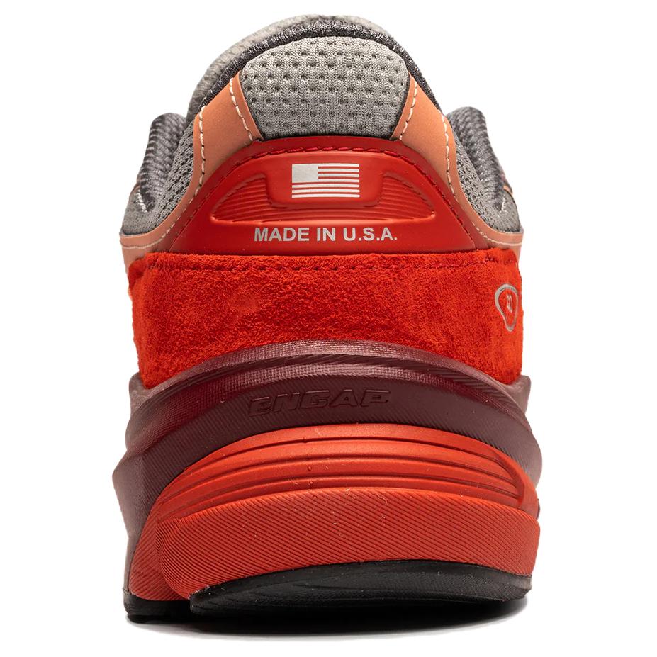 Teddy Santis x New Balance 990v6 Hecho en EE. UU. Community Pack - Rojo Zapatillas para Hombre Lava Fundida Monarca Borgoña Gris Pizarra U990RT6