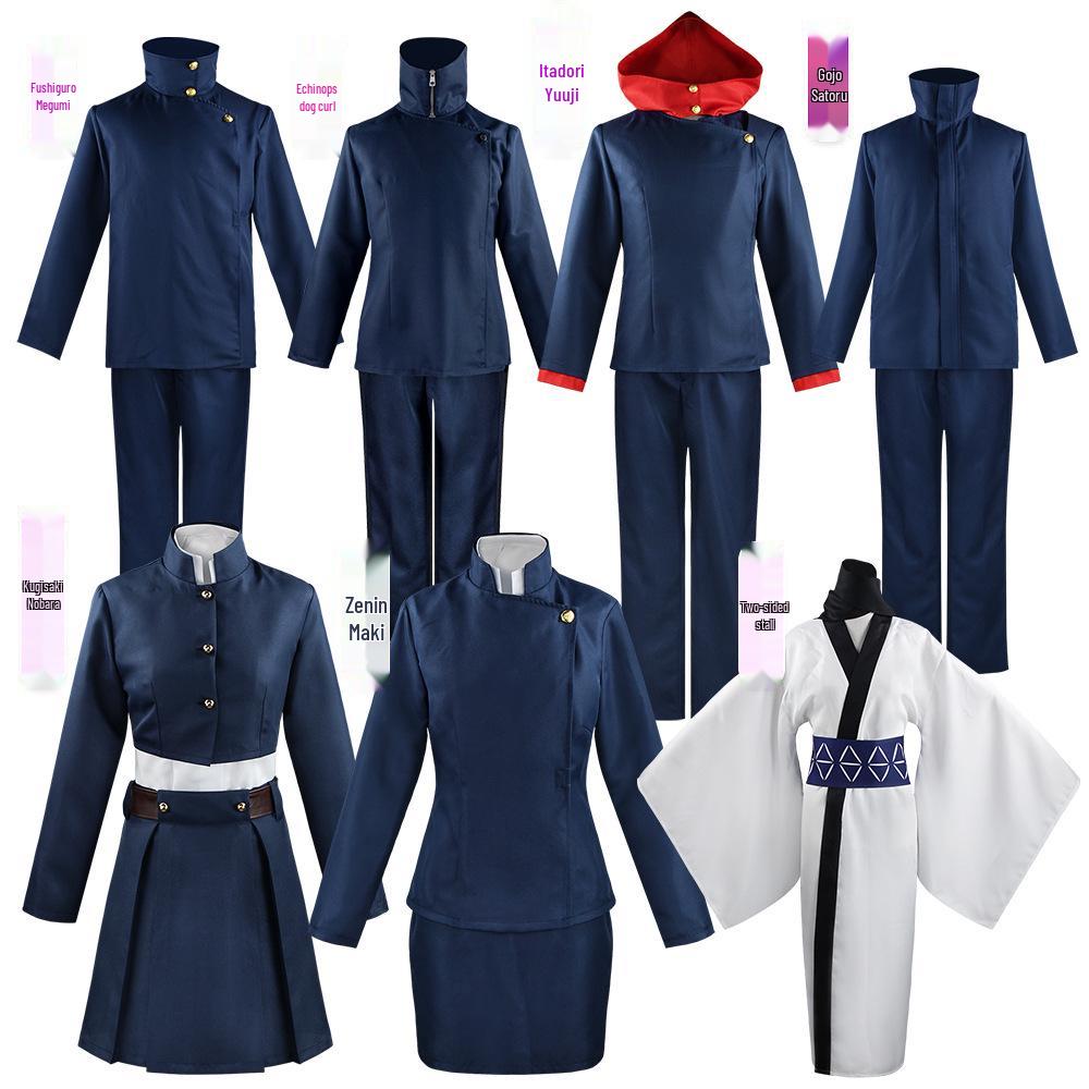 Jujutsu Kaisen Costume: Gojo, Itadori, Fushiguro, Inumaki, Kugisaki - In Stock