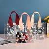 Transparent Pvc Gift Tote Packaging Bag Clear Daisy Plastic Handbag Candy Box Gift Bag Wedding Favor Party Supplies Cosmetic Bag