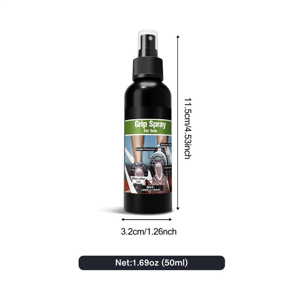 Basketball Shoe Grip Spray 50ml Weatherproof Adhesive Protection Long Lasting Traction Spray for Shoes for Gloves Football