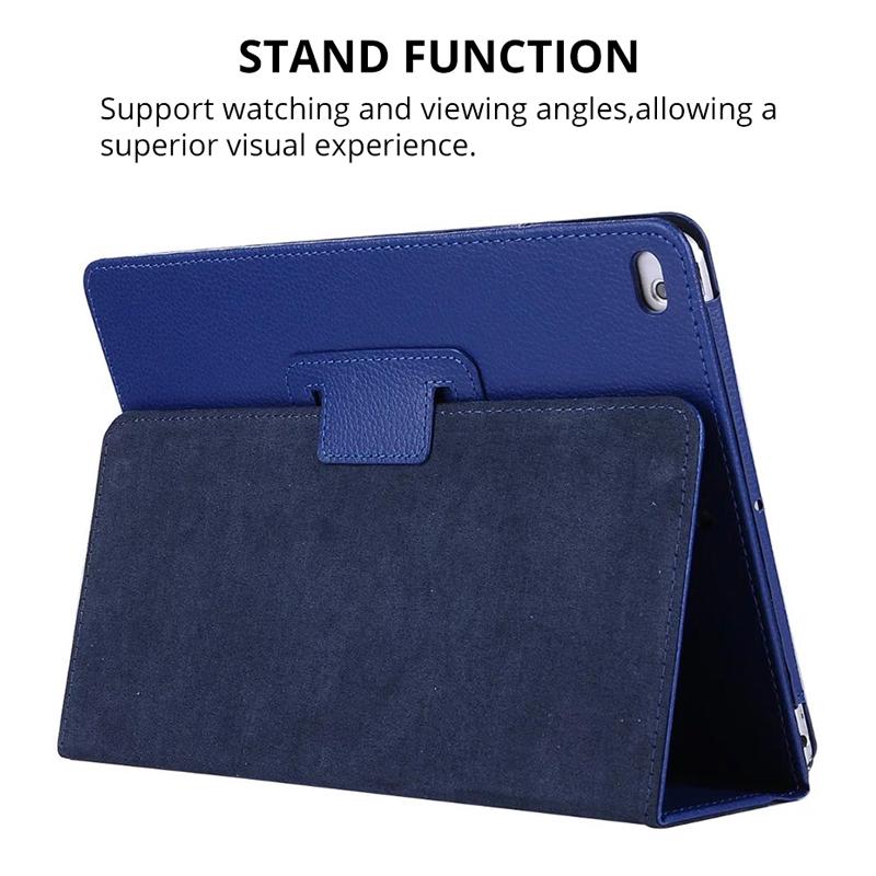 Capa para iPad 2017 2018 9.7 Slim Folding Stand Smart Cover Auto Wake PU Leather Case para iPad 6ª 5ª Geração Tablet Funda