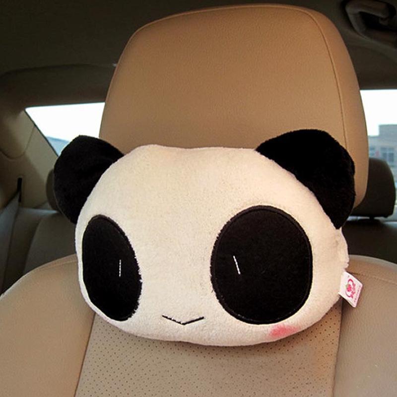 

Lovely Creative Panda Auto Car Neck Rest Support Cushion Headrest Pillow Mat Seat Head Protection Pad