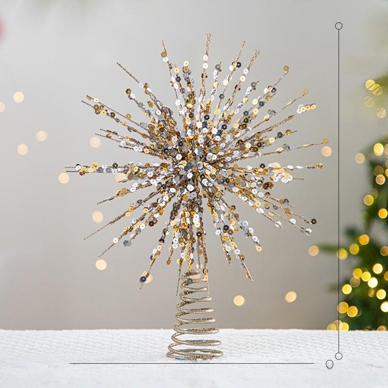 Christmas Modern Minimalist Tree Star Ornament 3d Snowflake Design Decor Festive
