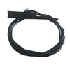 BMW 5 E60 Hood Lock Pull Cable - Black (Part No. 51237184454)