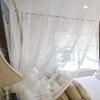 Outdoor Sexy Mosquito Nets Square Mesh White Canopy Net Prevent Insect Ultra-Large Mosquito Net Tent Palace Four Door King/Queen