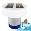 RGB schwimmender Chlorspender für Pool, schwebender Wasserreiniger, Reiniger, solarbetrieben, beleuchteter Chlorhalter, Tabletten, Schwimmer