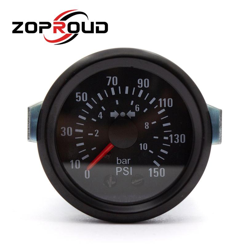 2-Inch 52Mm Car Universal Mechanical Barometer Gauge with a Measurement Range of 0-10bar/0-150Psi