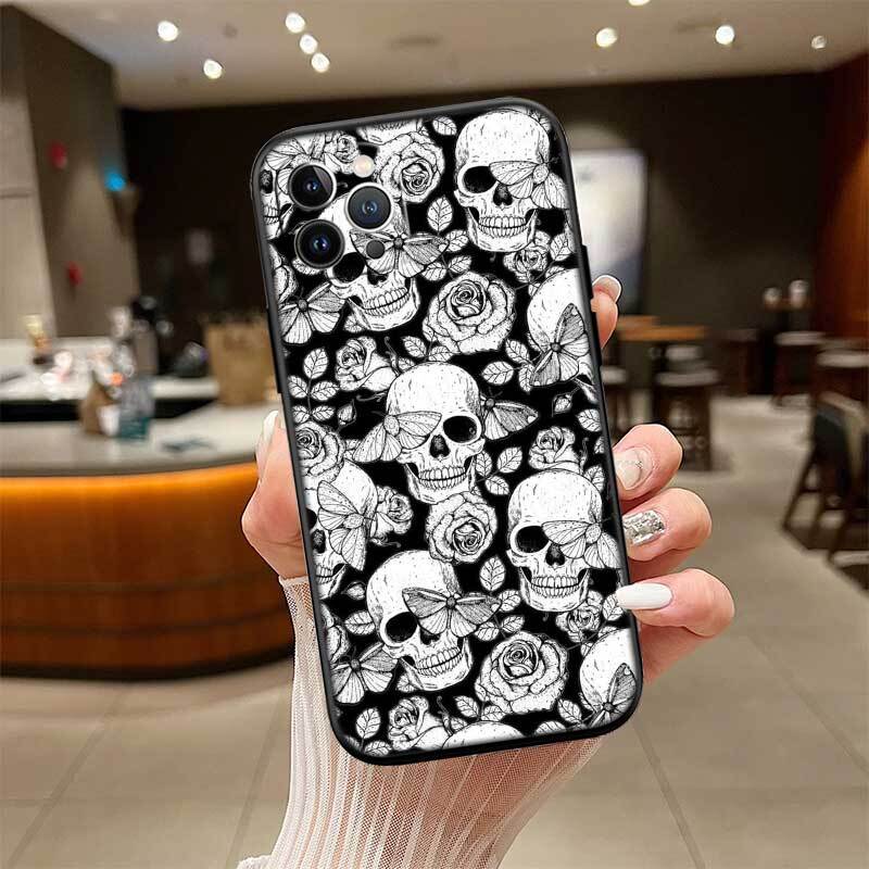 Grim Reaper Skeleton Skull Phone Case for Redmi Note 12 12S 12C 13 13C 13R 14 14S 14R 14C 11A 13X A3 A3X A4 A5 Pro Max Plus