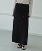 Wednesday Oasis For Woman Silket Basic Long Skirt_Black(Wb6Sk03)