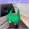 Stylish Crescent-shaped Felt Shoulder Bag Street Trend Single Strap
