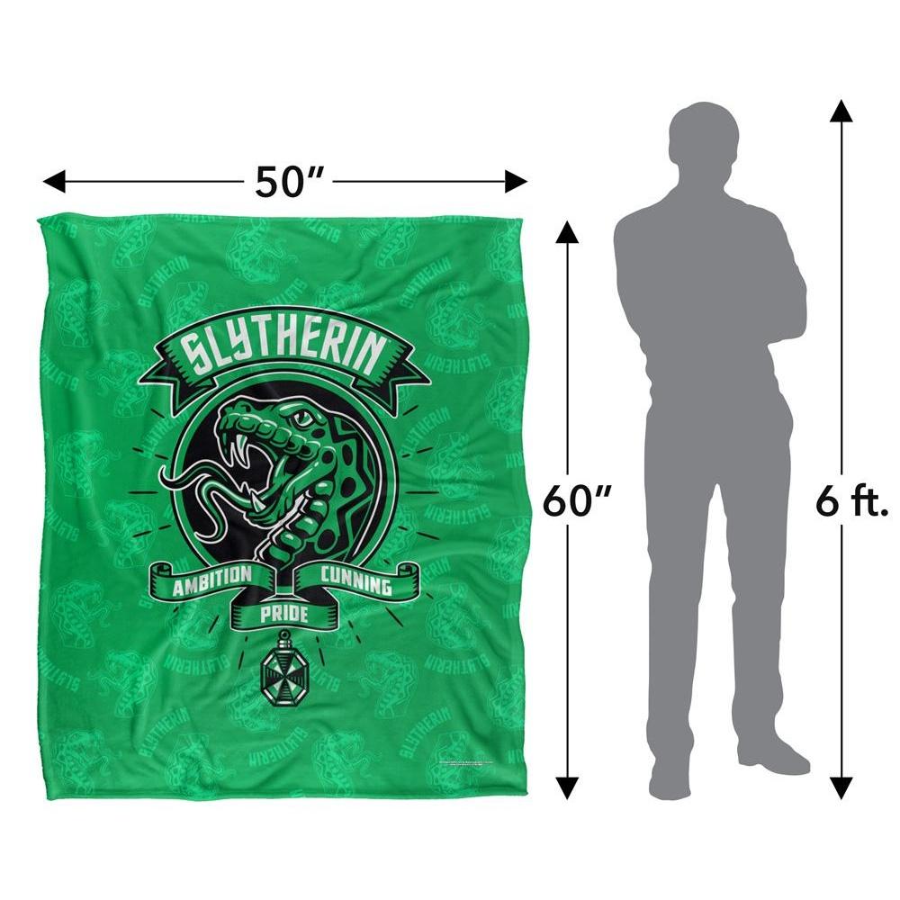 Harry Potter Ambition, Cunning, Pride Slytherin Blanket