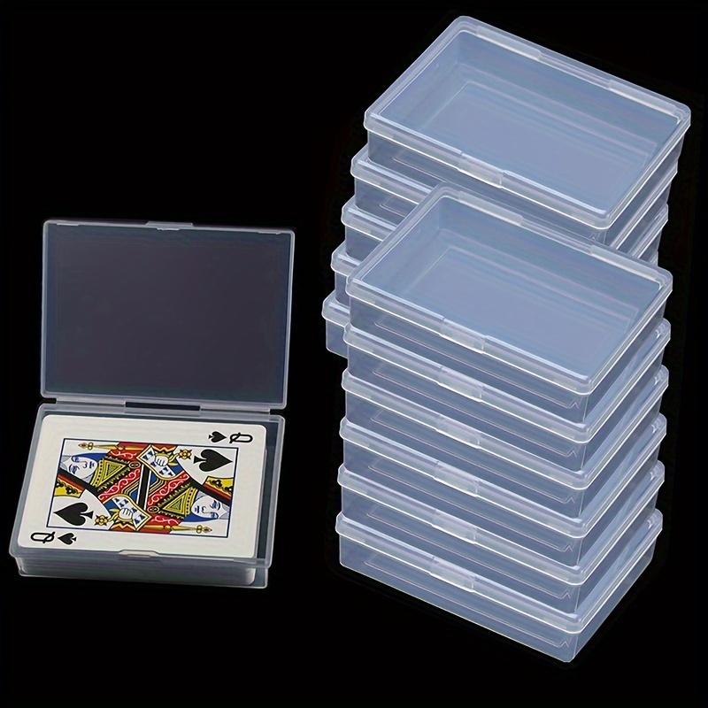 15pcs Clear Plastic Storage Containers with Lids Business Cards & Craft Supplies Bead Storage Containers Storage Containers for Crafts