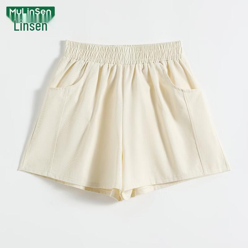MULINSEN 2026 Summer Ice Silk High-Waist Casual Shorts L