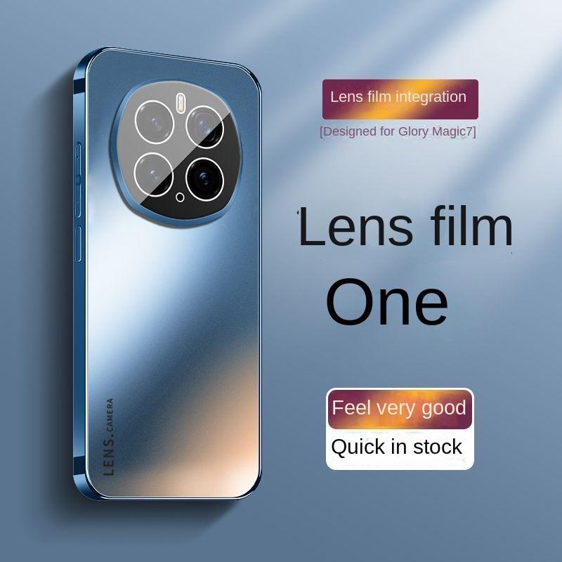 For Huawei Honor Magic 7 Pro Case Hard AG Matte Plating Lens Protective Back Cover Cases For Honor Magic 7 7Pro Phone Shell